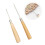 2pcs Wooden Handle Scratch Awls Diy Sewing Awls For Hole Punch 10