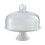 One Set Ceramic Cake Tray With Lid And Stand Serving Dish 6