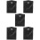 5Pcs Car Trash Bin With Light Auto Garbage Container Storage Box 10
