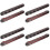 4 Sets Wall Mount Multi-Hole Wooden Cue Rack For Billiard Sticks 7