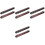 4 Sets Wall Mount Multi-Hole Wooden Cue Rack For Billiard Sticks 5