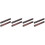 4 Sets Wall Mount Multi-Hole Wooden Cue Rack For Billiard Sticks 6