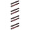 4 Sets Wall Mount Multi-Hole Wooden Cue Rack For Billiard Sticks 10