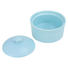 1 Pc Ceramic Baking Bowl With Lid