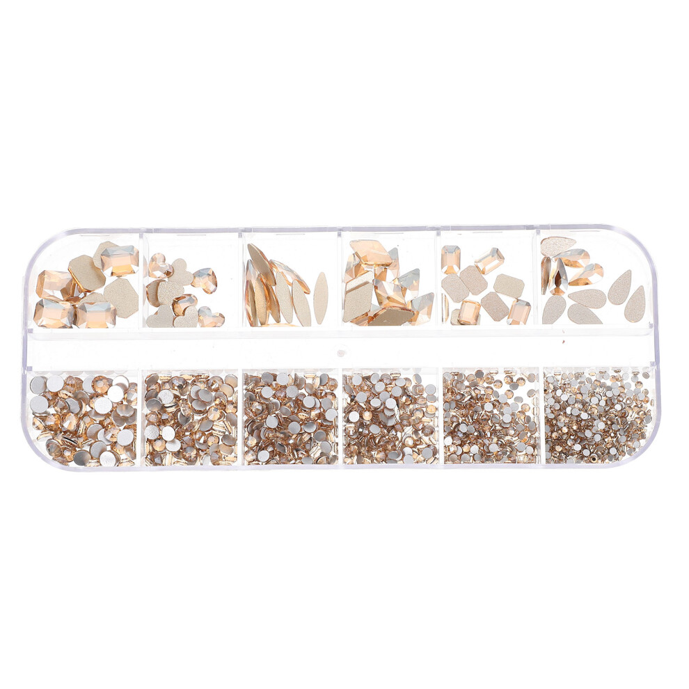 Vaguelly 1 Box Nail Art Diy Accessories Rhinestone Patches Manicure Tools