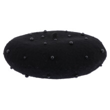 3Pcs Pearl Beret Hat For Girls Casual Fashion