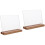 2Pcs Sign Display Board With Price Holder Tag Rack For Restaurant 4