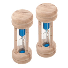 8 Pcs Toothbrush Sand Timer 2 Minute For Teeth Brushing Portable Clock