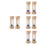 8 Pcs Toothbrush Sand Timer 2 Minute For Teeth Brushing Portable Clock 8