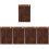 5Pcs Vertical Menu Display Board Portable Wooden Clipboard 7