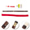 2Ensembles Flûtes En Bambou Avec Décoratif Marron 8