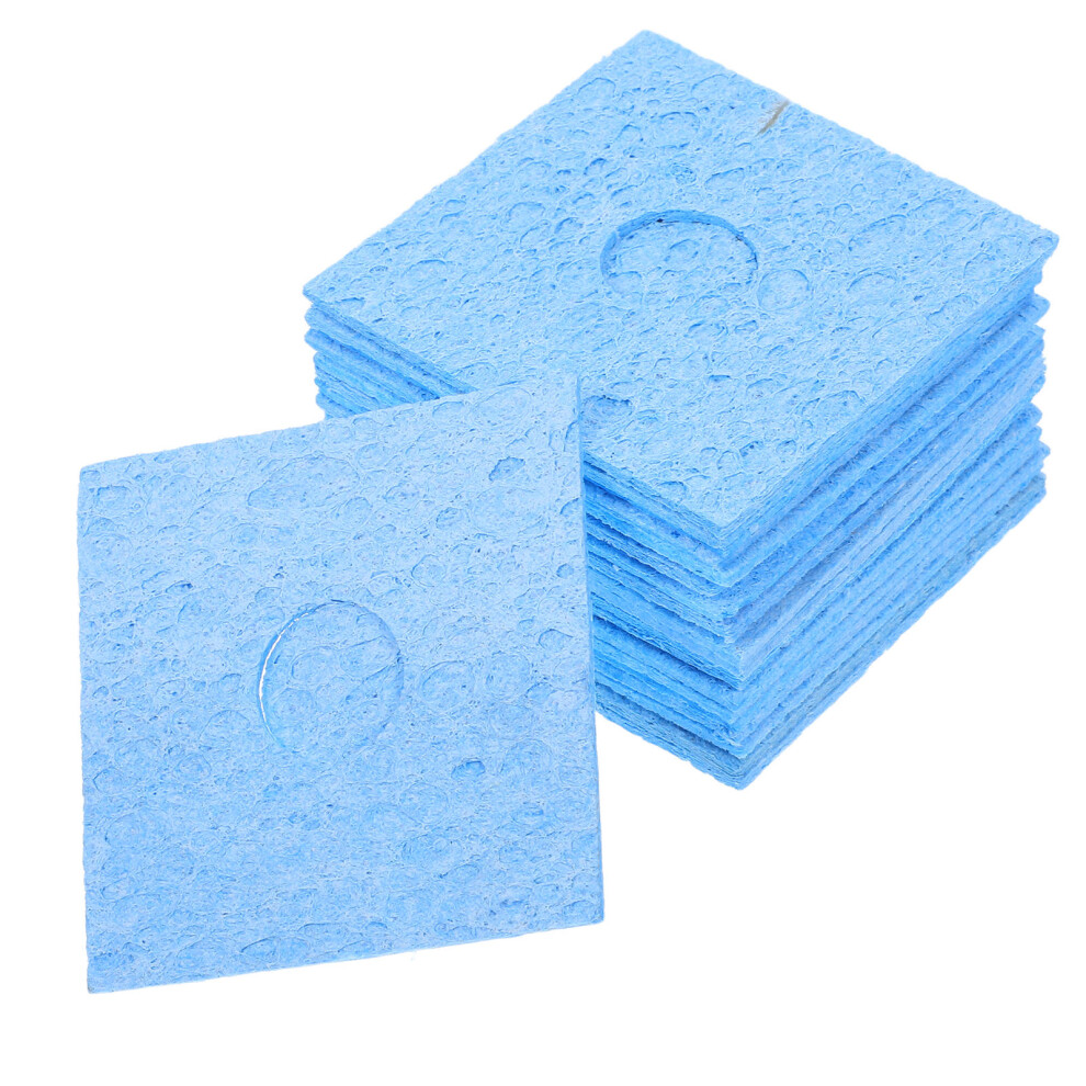 100 Pcs Soldering Iron Sponge For Solder Tip Cleaning And Maintenance 032297179480