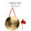 4 Sets Traditional Chinese Gong With Hammer 11