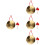 4 Sets Traditional Chinese Gong With Hammer 8