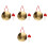 4 Sets Traditional Chinese Gong With Hammer 5
