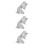 3Pcs Stainless Steel Precision Finger Tongs For Even Glaze Application 6