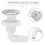 Spa Bath Jet Nozzle Massage Hydrotherapy Air Switch Bubble Blower 8