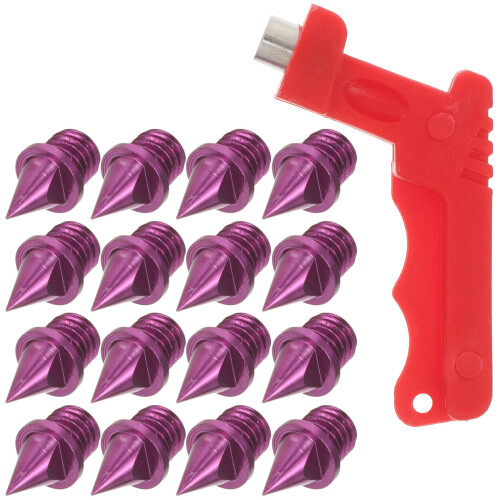 5Sets Paarse Vervangbare Spikes Voor Golf En Track 2