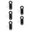 5Sets Glockenhalter Glücksbringer Robust Schwarz 8