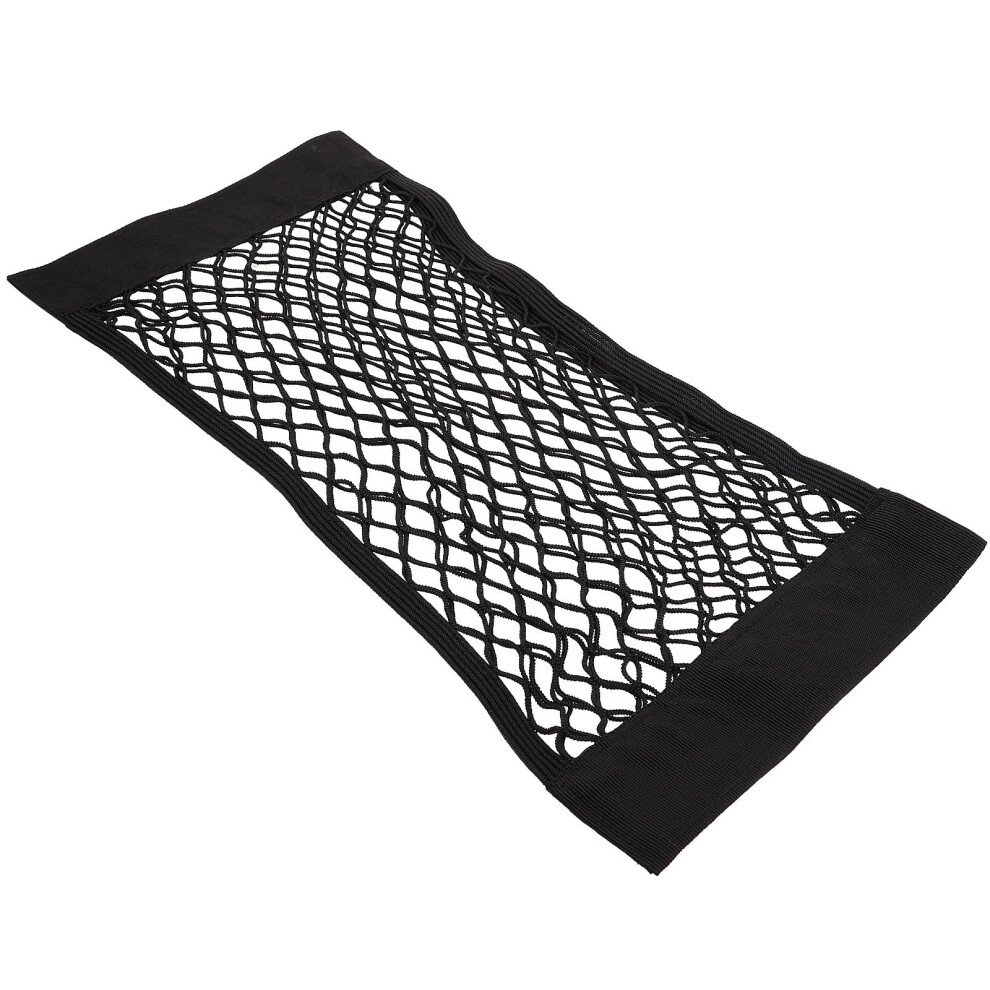 8 Pcs Car Storage Net Bags Adhesive Mesh Pockets For Organization 032510851872