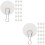 100 Sets Adhesive Ceiling Hook For Wall Decoration Hanger 8