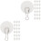 100 Sets Adhesive Ceiling Hook For Wall Decoration Hanger 5