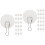 100 Sets Adhesive Ceiling Hook For Wall Decoration Hanger 6