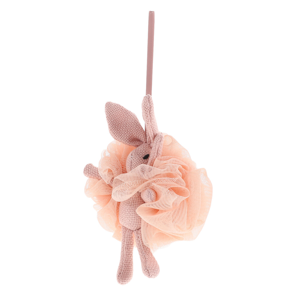 Totority 2Pcs Household Shower Ball Rabbit Bath Accessory