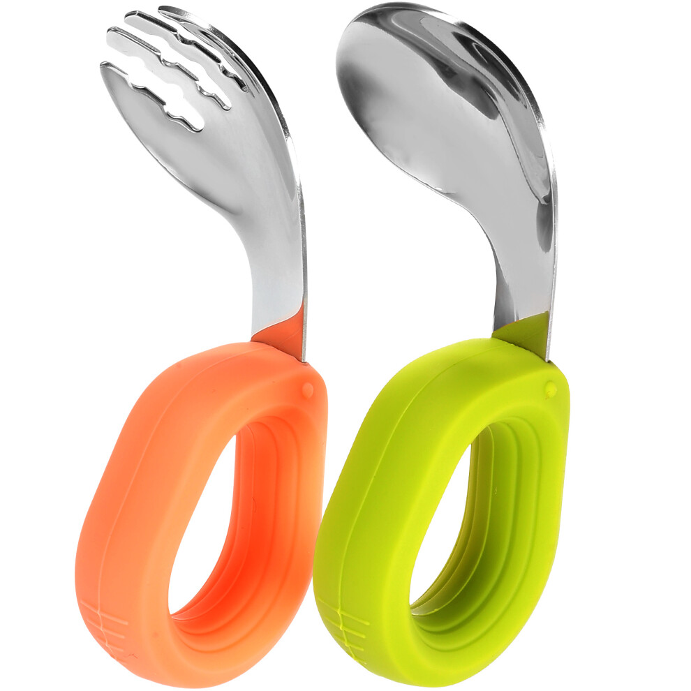 One Set Toddler Spoon And Fork For Kids Home Dining Baby Eating Iplusmile
