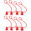8 Pcs Hydraulic Quick Coupling Dust Caps 7