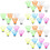 36 Pcs Plastic Colored Shuttlecocks For Badminton Sports 8