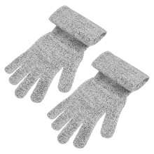 2Pcs Cut Resistant Level 5 Safety Gloves With Breathable Forearm Guard