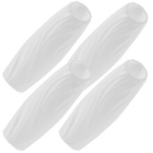 8St Plastic Witte Geometrisch Design Voor Bloemdecoratie