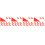 40Pcs Strong Red Marking Flags Triangular Lawn Flags for Yard Supplies 4