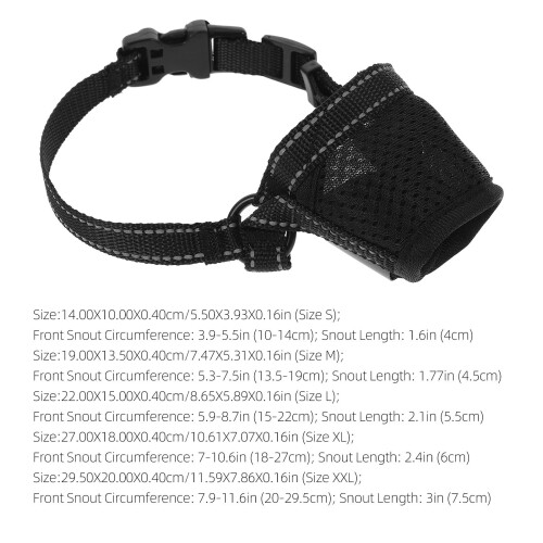 Anti Biting Dog Muzzle For Walking And Barking Control Size M 1