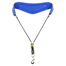 adjustable saxophone neck strap with metal hook for instruments