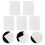 5Pcs Iron On Patch Hot Stamping Cloth Applique Sticker 6