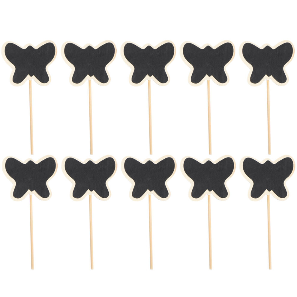 60 Pcs Wooden Mini Blackboard Toppers For Garden Plants Wedding Decor-image-OPC-PKXDP8P-NEW