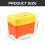 1Pc Plastic Storage Box With Lid For Toy Organization Home Supply 3