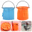 4 Pcs Foldable Portable Bucket For Painting Brush Washing 10