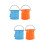 4 Pcs Foldable Portable Bucket For Painting Brush Washing 7