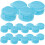 10Pcs Lenses Case Holder Storage Box For Home And 9