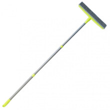 (Grass Green Gray) 3-Section Telescopic Carpet Lint Broom with Long Handle for Tile & Floor Cleaning