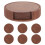 24 Pcs Practical Cup Mats Pu Tumbler Pads Round Tea Cup Pads 1