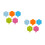 10 Pcs Silicone Suction Bowl Mats With Sunflowers Design 9