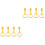 2Pcs 1 4Pcs Baby Pull Rings Portable Stand Up Safety Rings 3