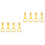 2Pcs 1 4Pcs Baby Pull Rings Portable Stand Up Safety Rings 4