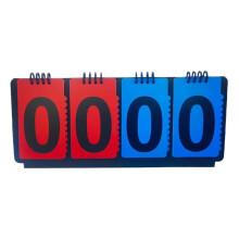 Scoreboard Manual Flip Cards 4-Digit Score Counter For Basketball Football Volleyball Tennis - Sports