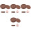 24 Pcs Practical Cup Mats Pu Tumbler Pads Round Tea Cup Pads 3
