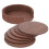 24 Pcs Practical Cup Mats Pu Tumbler Pads Round Tea Cup Pads 11